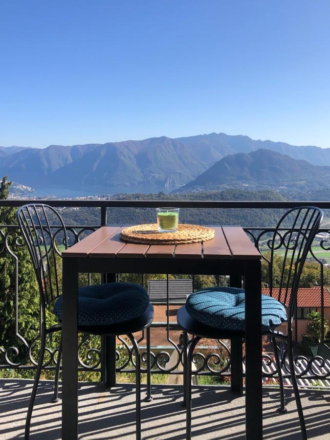 Casa Sol Y Sombra Lägenhet Cademario Exteriör bild